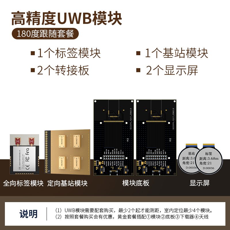 UWB 180度跟随套餐